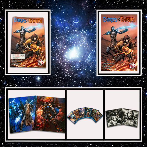 E&E #01: Clash Of Consequence Kickstarter Bundle Standard Cover Issue 01 with Poster